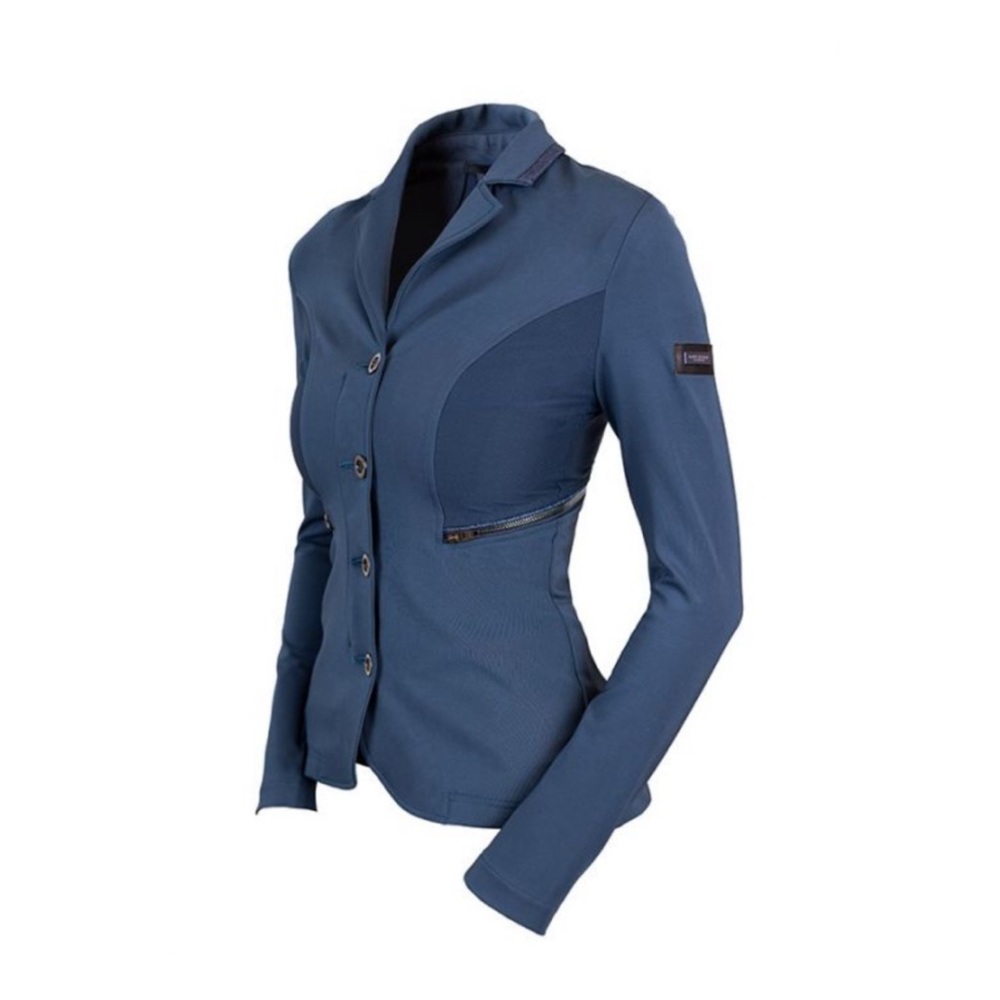 NWT Equestrian Stockholm Select Competition Coat - Med - Blue Meadow